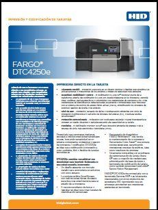 Impresora de tarjetas HID Fargo DTC4250