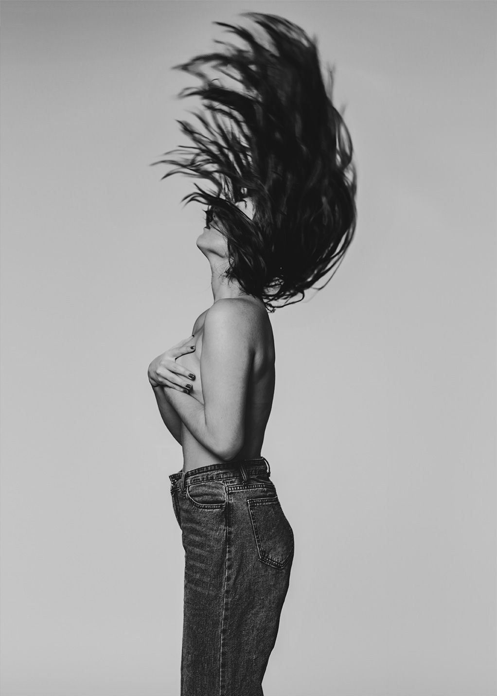 Kreative Schwarz-Weiß-Fotografie im Studio