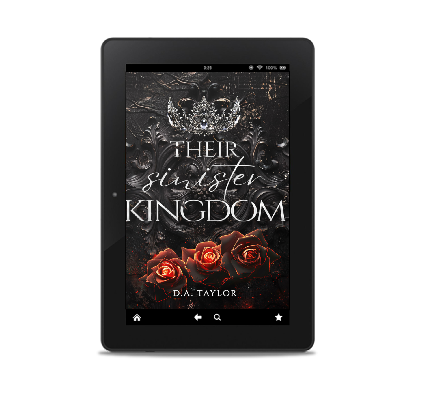 Cover des Buches Their sinister Kingdom, die Grafik dient als Link zur Detailseite