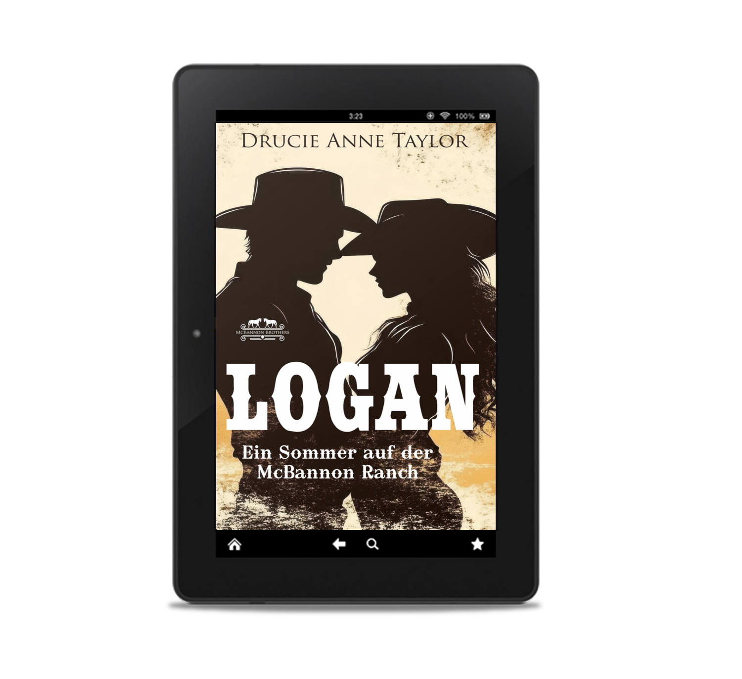 Cover des Buches Logan: Ein Sommer auf der McBannon-Ranch, die Grafik dient als Link zur Detailseite