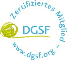 Siegel Zertifiziertes Mitglied bei der deutschen Gesellschaft für systemische Therapie, Beratung und Familientherapie