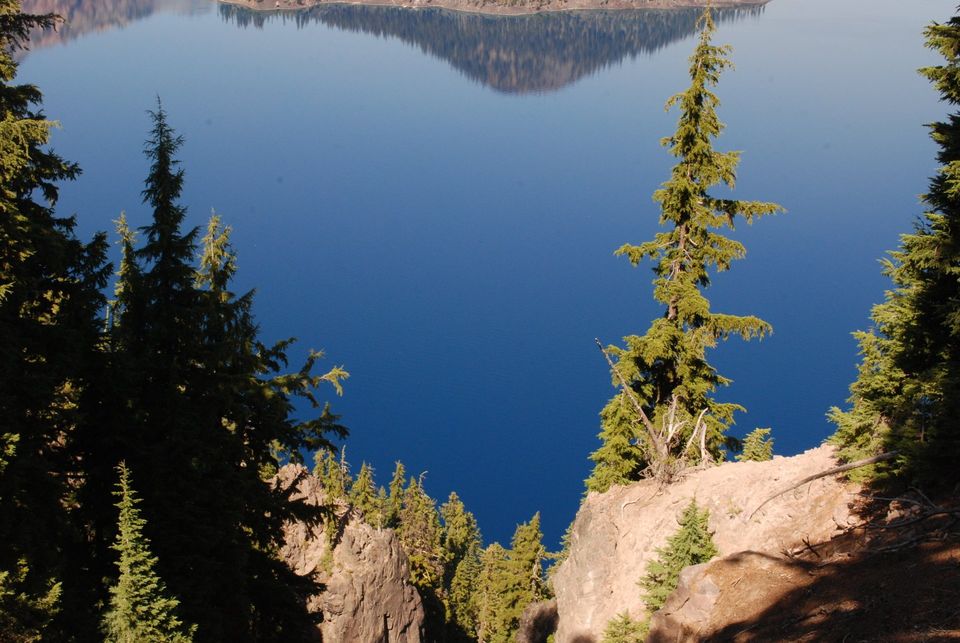 Crater Lake Blue from Discovery Point Trail