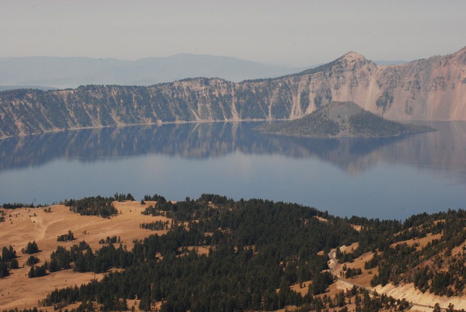 Crater Lake Hiking - View from the Summit of Mount Scott