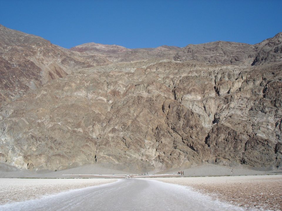 Death Valley Hiking - Badwater, 282 feet below sea level