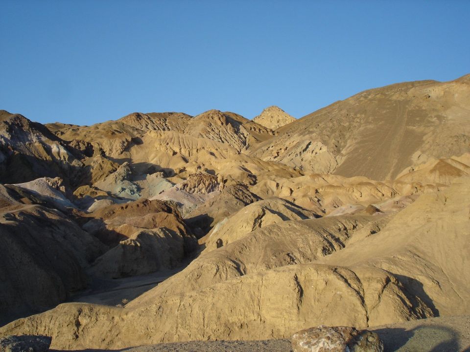 Death Valley Hiking - Scene along Artists Drive