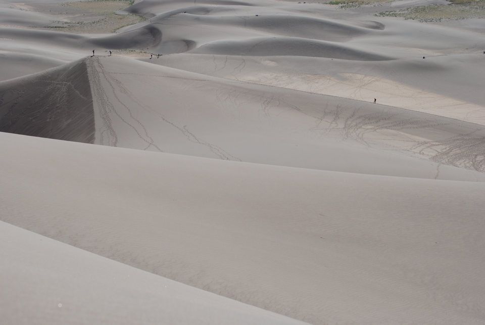 Great Sand Dunes Activities - The Descent from High Dune