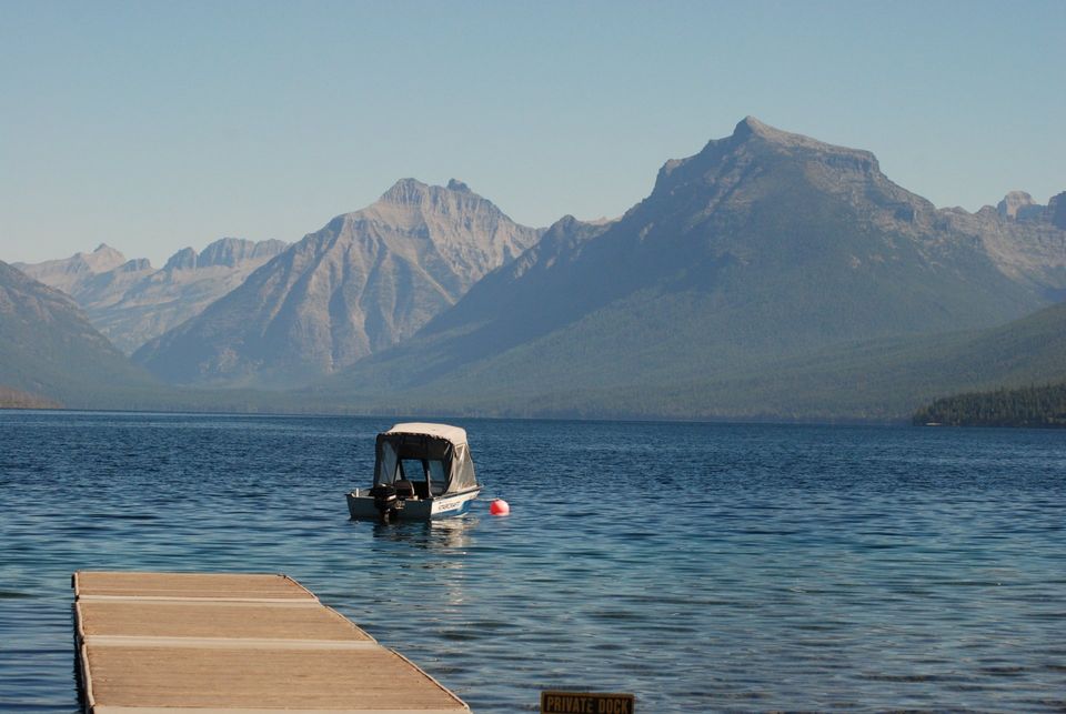 Glacier National Park Attractions - Lake McDonald from Apgar beach