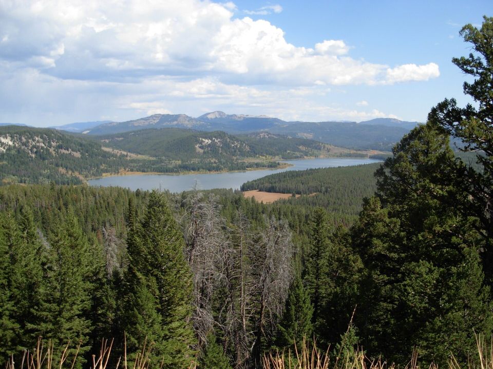 Grand Teton Trails - Two Oceans Lake from Grand View Point