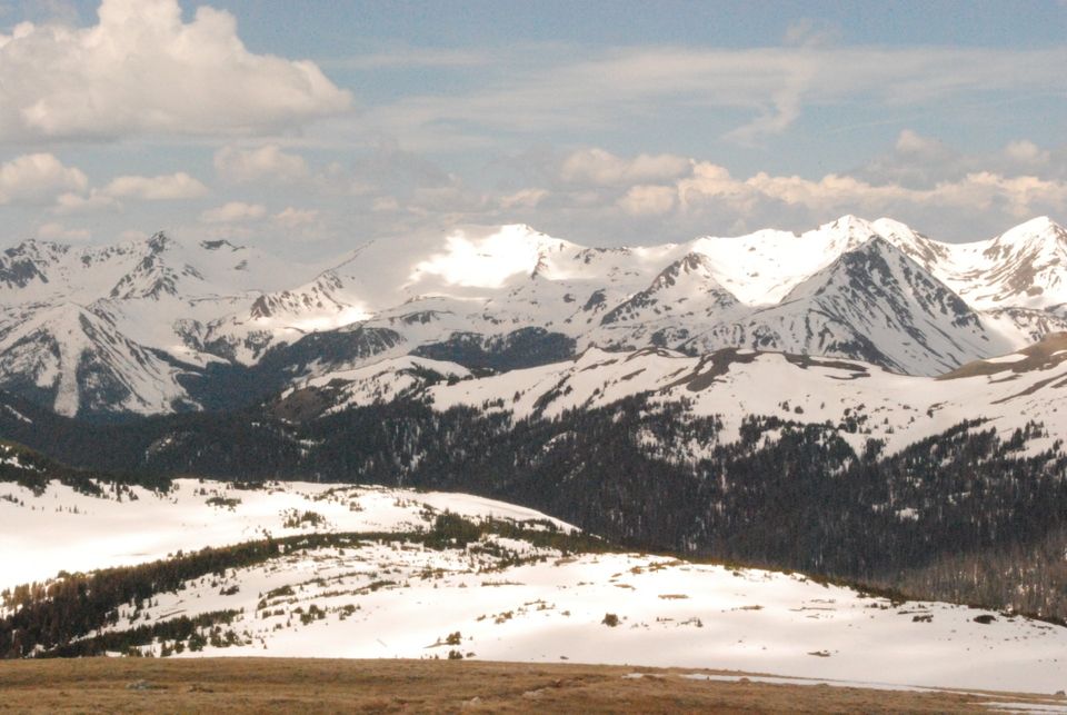 Rocky Mountain National Park Hikes - View along Trail Ridge Road