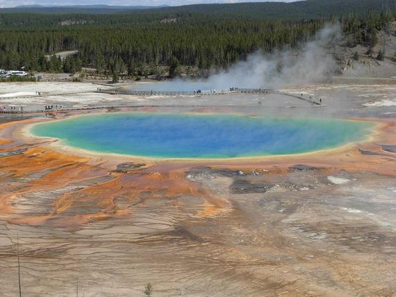 Yellowstone Adventures - Grand Prismatic Spring Magazine Shot