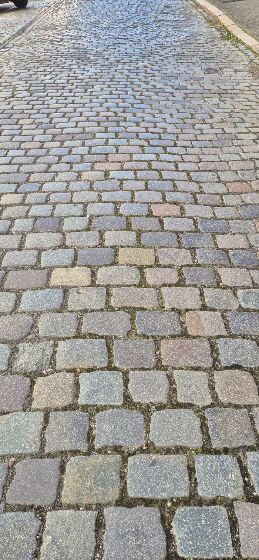 Porphyr Großpflaster bunt gebraucht