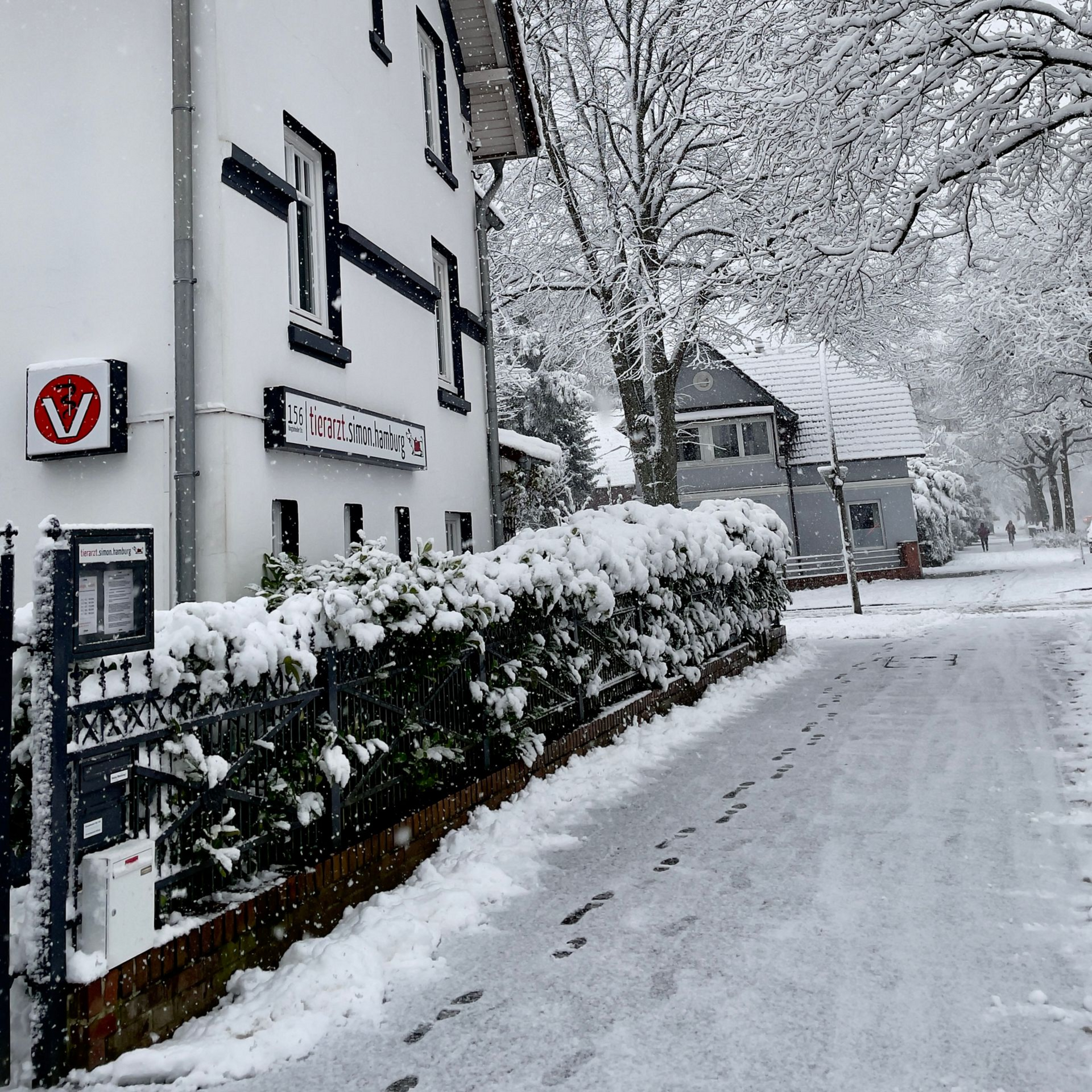 Tierarztpraxis Simon, Hamburg, Rahlstedt, Winter