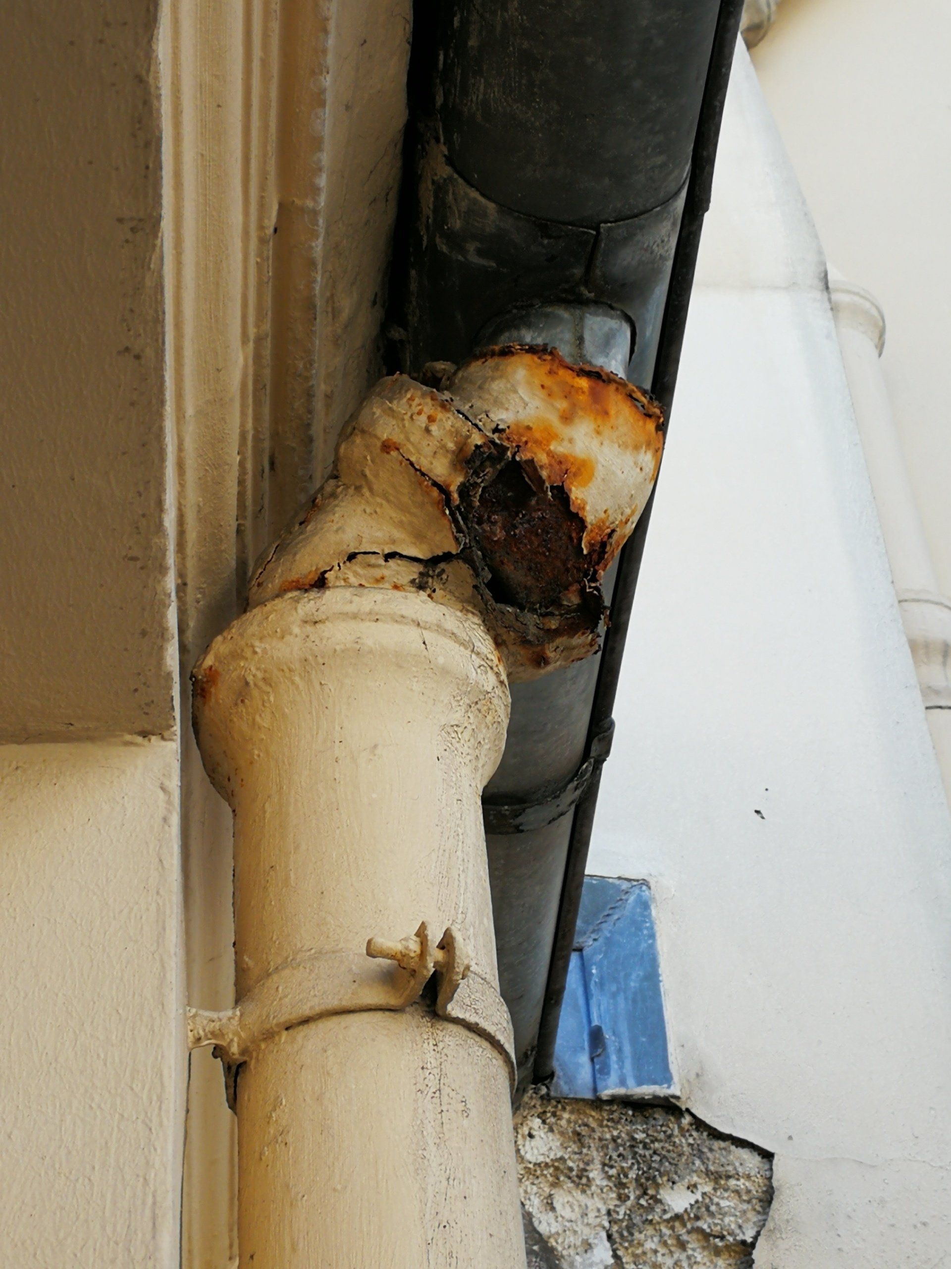 Changement d'eau pluviale et mise en peinture - Paris 2018