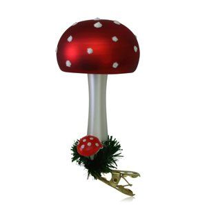 Fliegenpilz frei geformt Christbaumschmuck