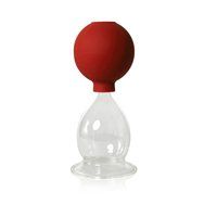 Spezial Massage Schroepfglas mit Saugball