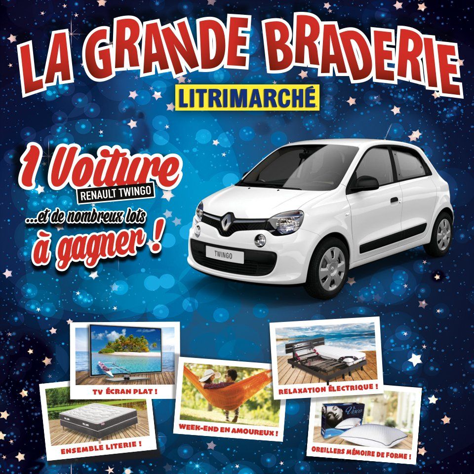 Jeuconcours une voiture à gagner chez Litrimarché Jeuconcours une voiture à gagner chez Litrimarché