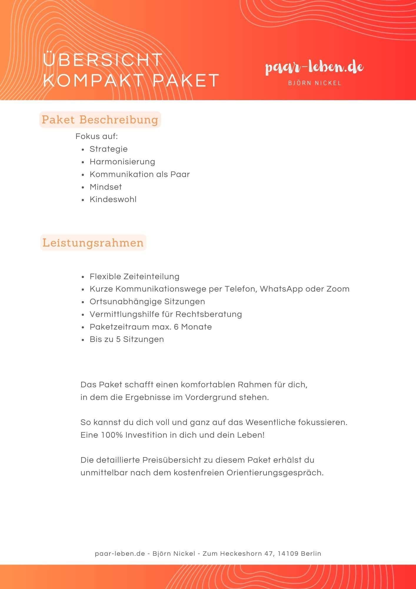 Coaching für Eltern in Trennung zur Unterstützung des Umgangs mit Kindern. Kompakt Paket.