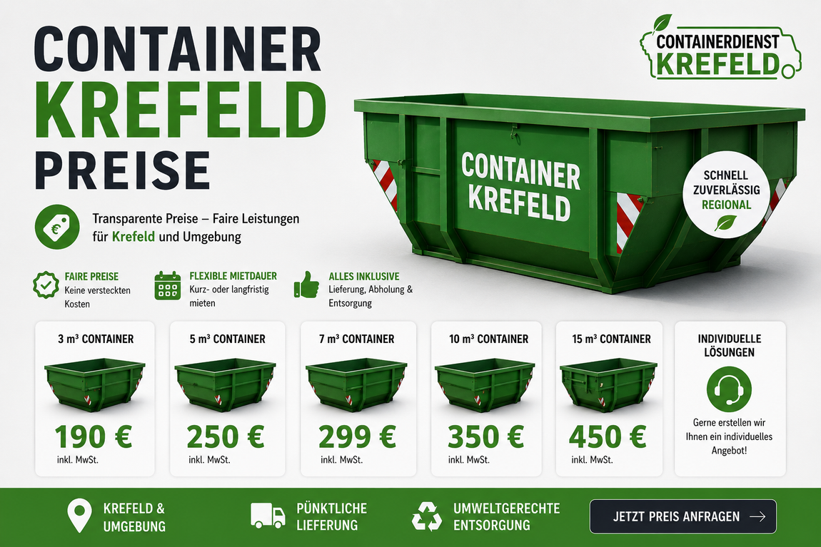 Container Preise Krefeld