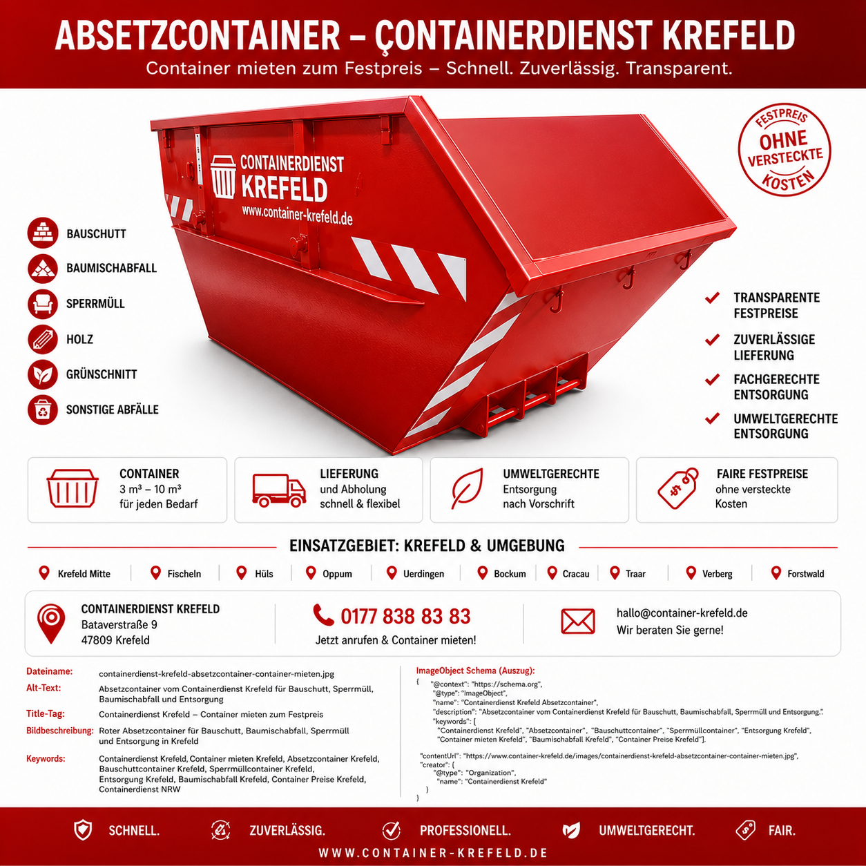 Containerdienst Krefeld Container Krefeld Containerdienst Krefeld