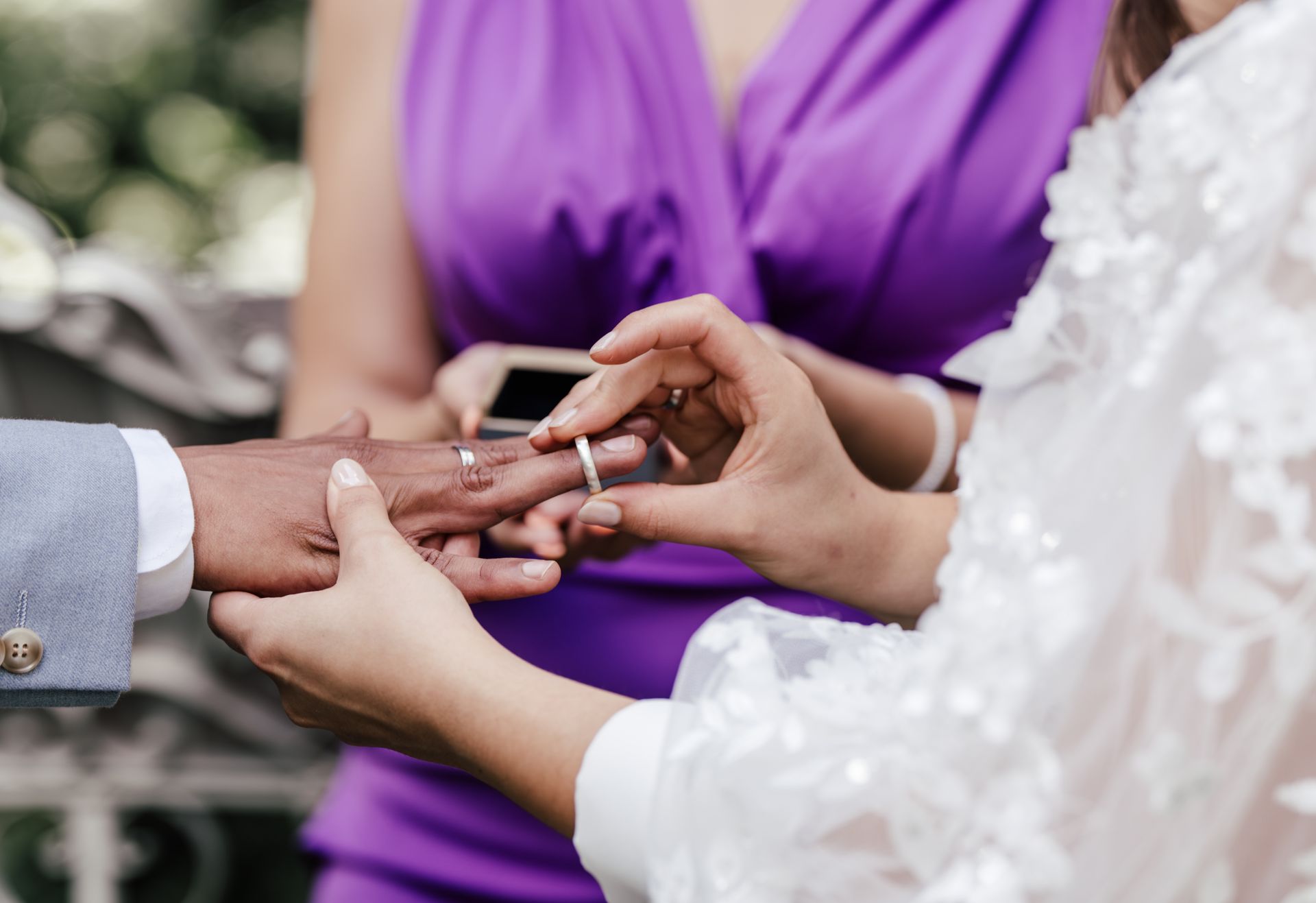 Ringtausch Trauung - Hochzeitsfotografie
