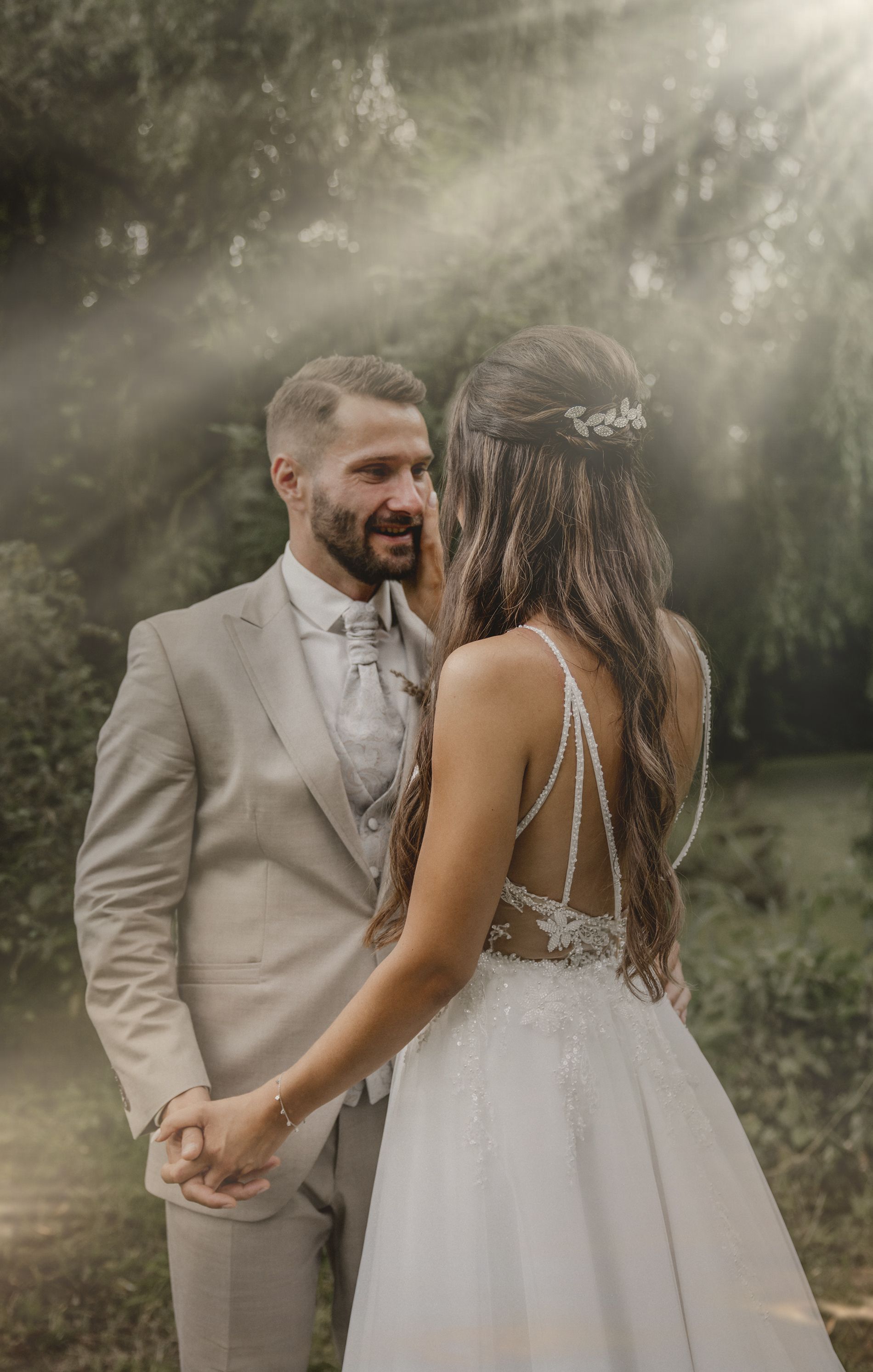 Romantisches Hochzeitspaarshooting Baden Württemberg 