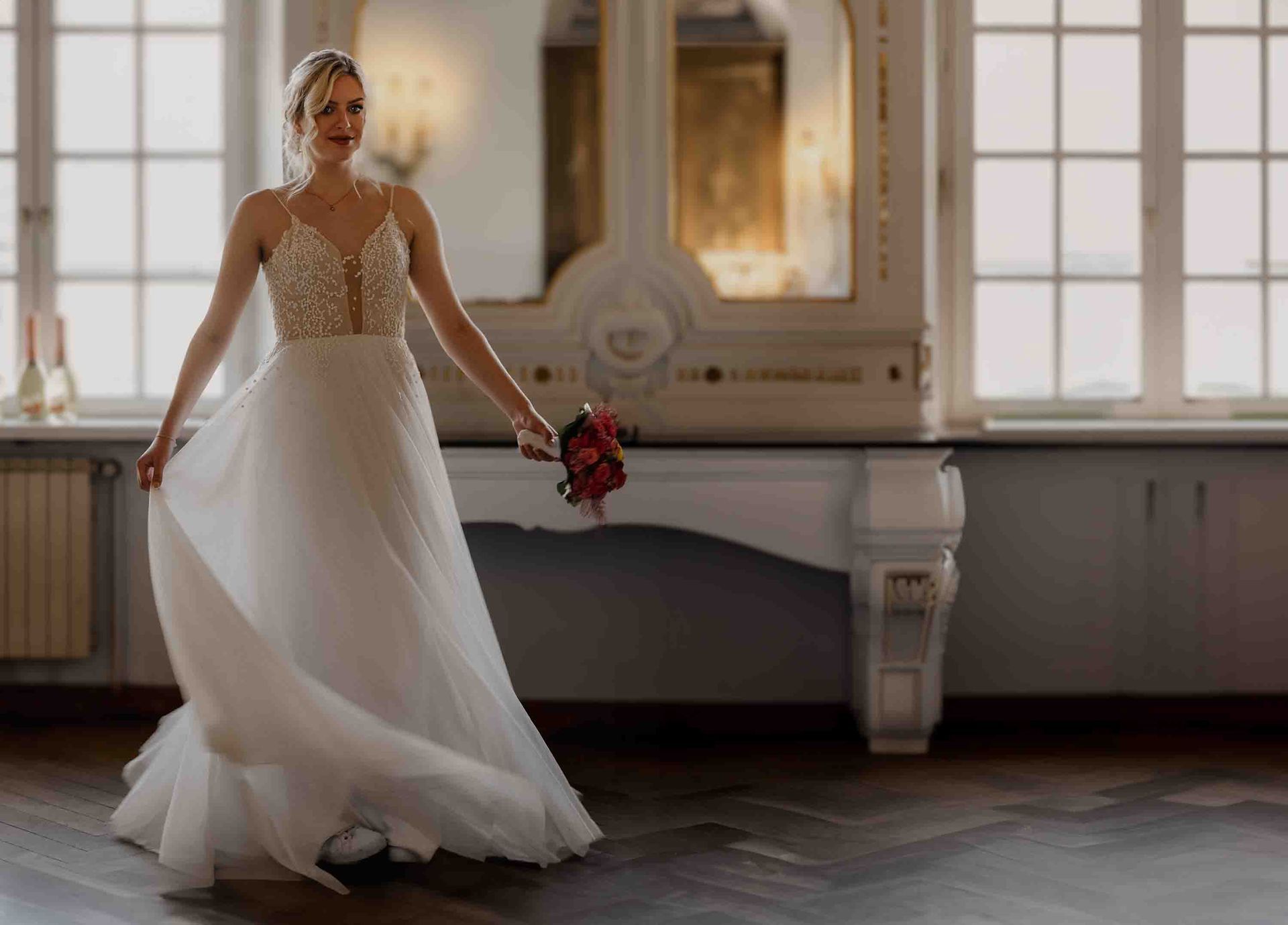 glückliche Braut - Hochzeitsfotograf