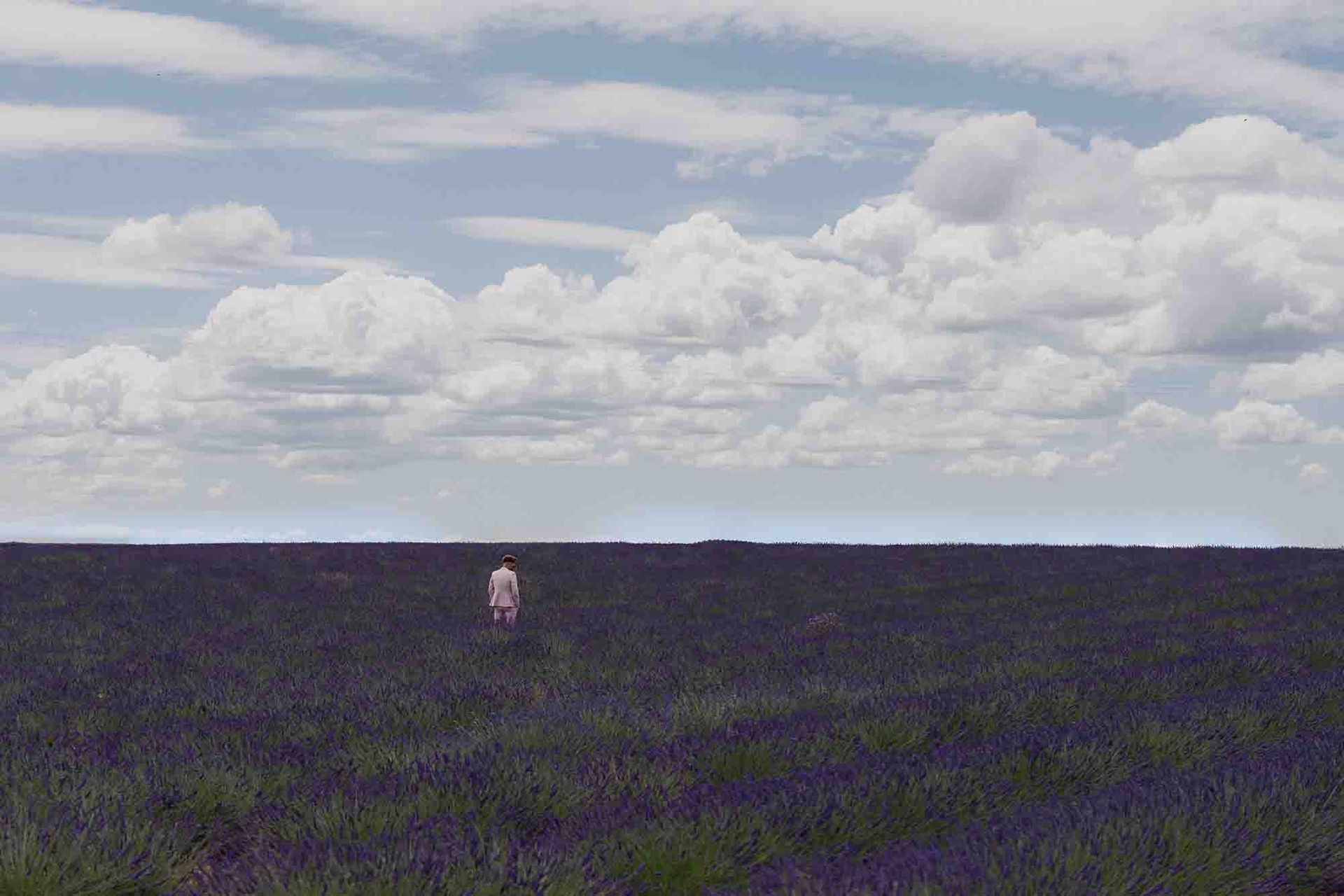 Hochzeitsfotografie im Lavendel der Provence