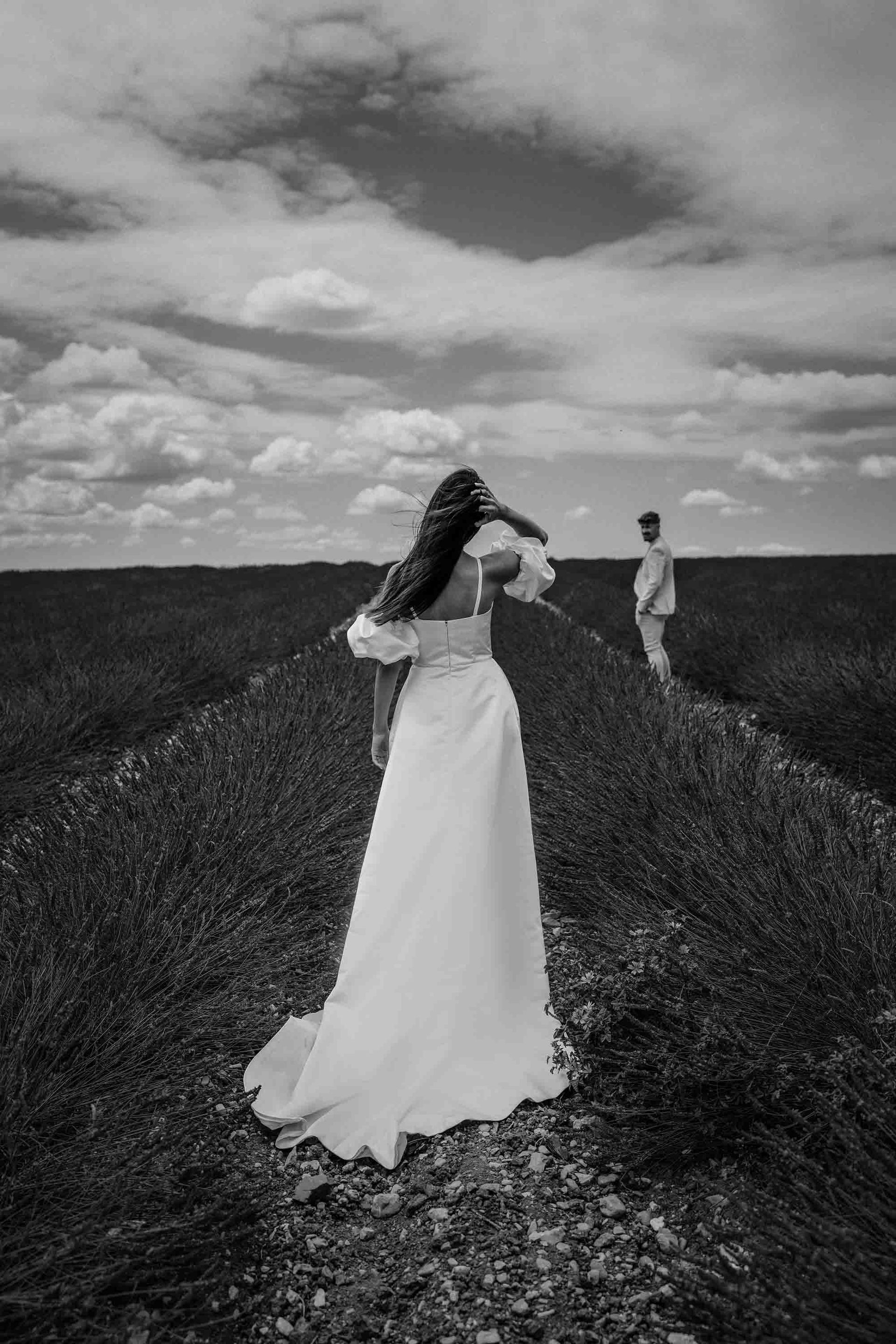 Lavendel Hochzeitsshooting