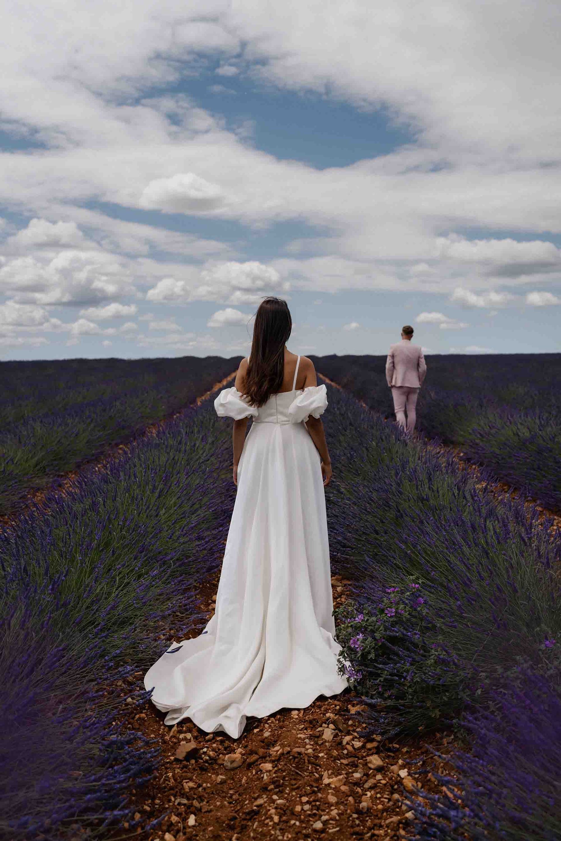 Lavendel Hochzeitsfotos