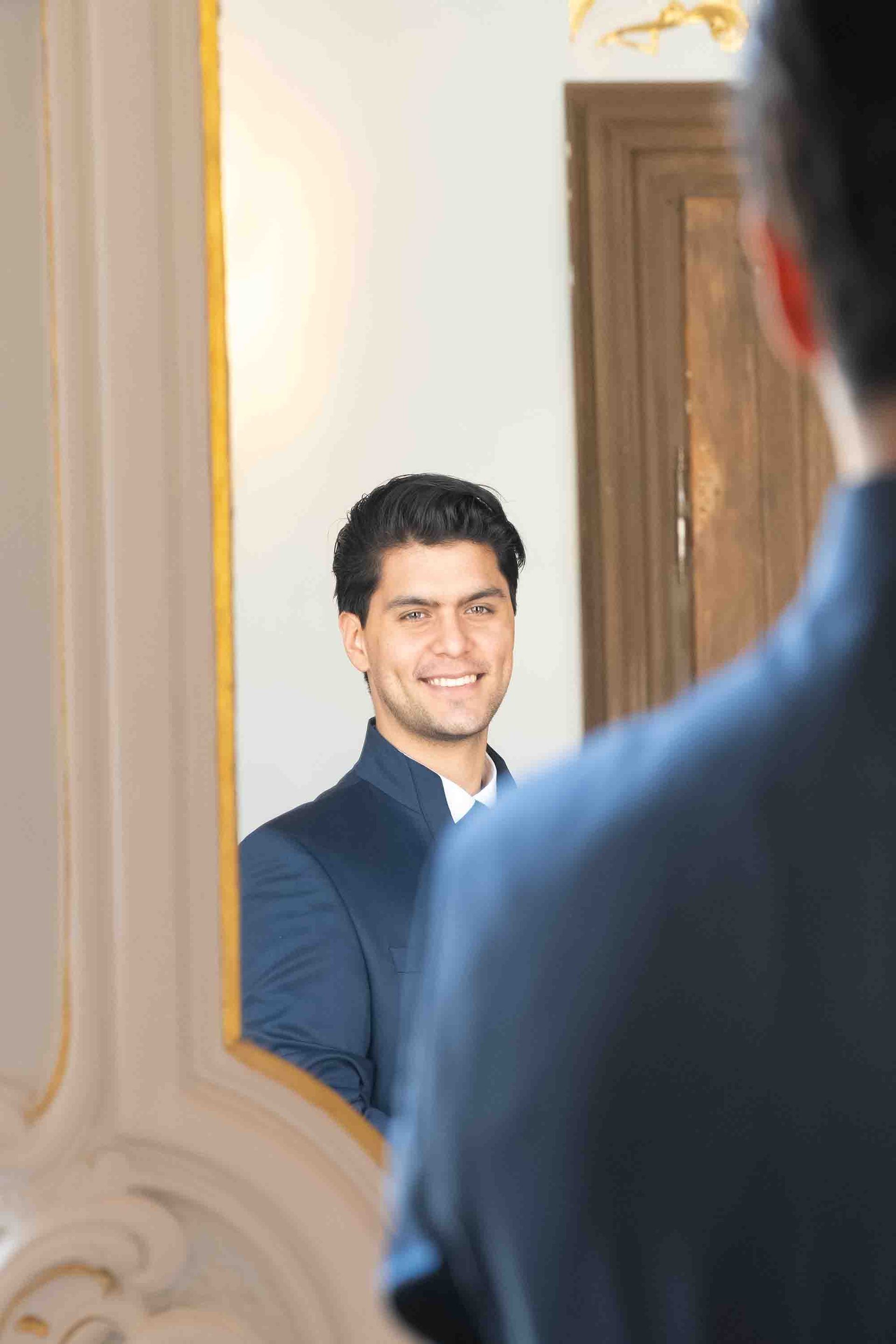 Getting Ready Bräutigam - Hochzeitsfotograf