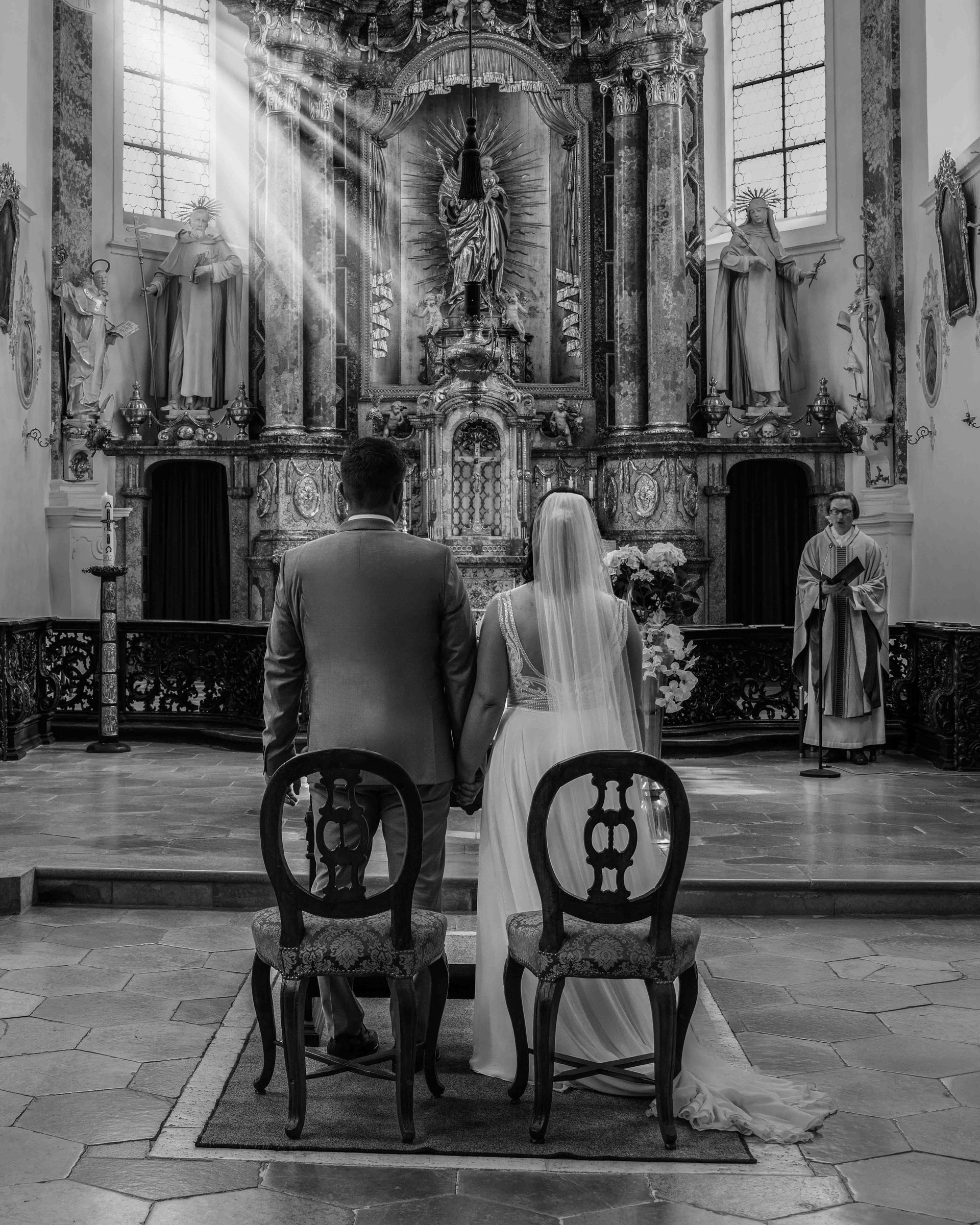 Hochzeitsfotograf - kirchliche Trauung Kloster Medlingen