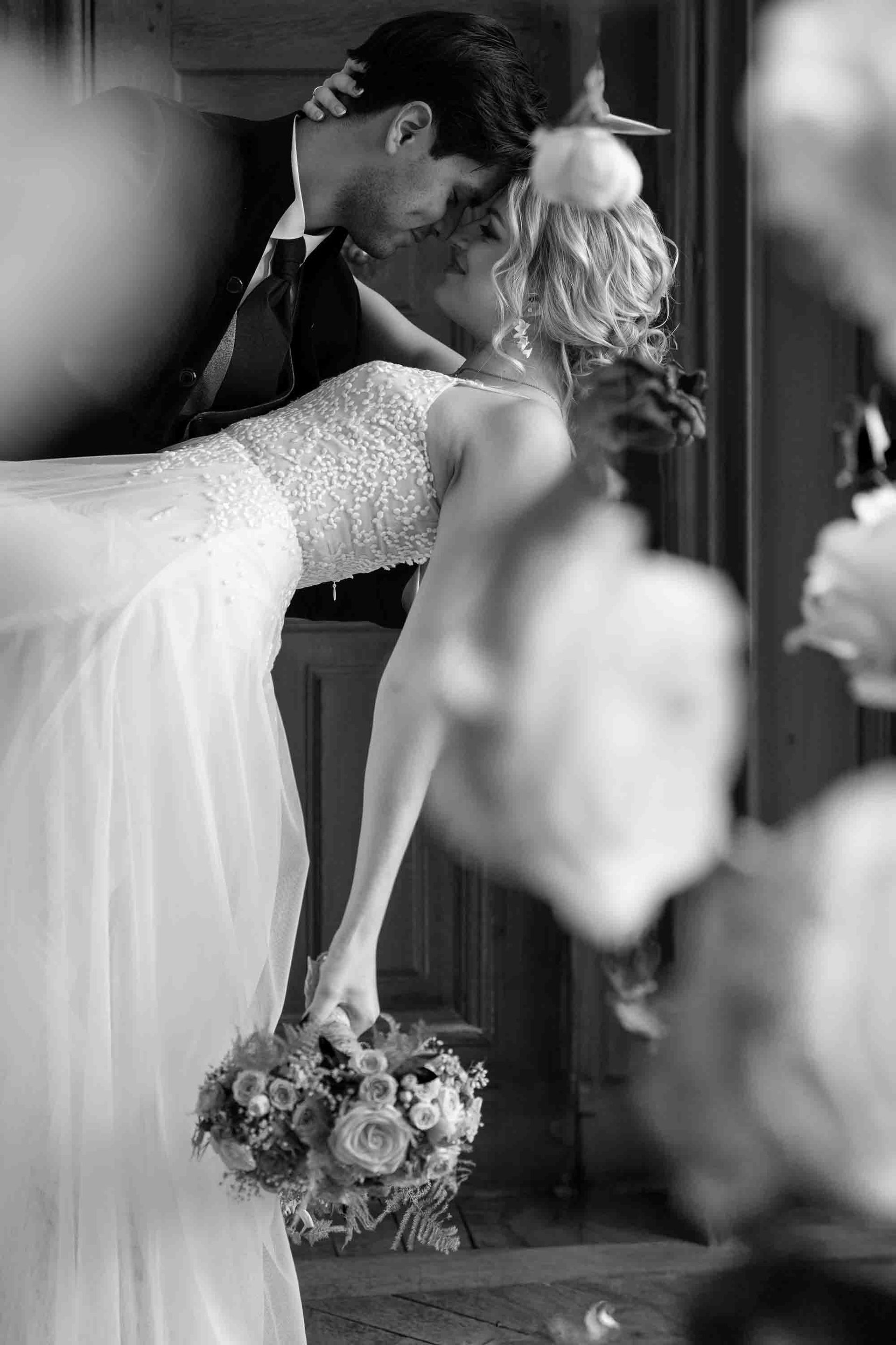 erster Kuss Hochzeit