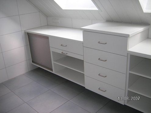 Tabelarauszug / Medikamentenschrank Oberteil Glas Unterteil Modulkörbe