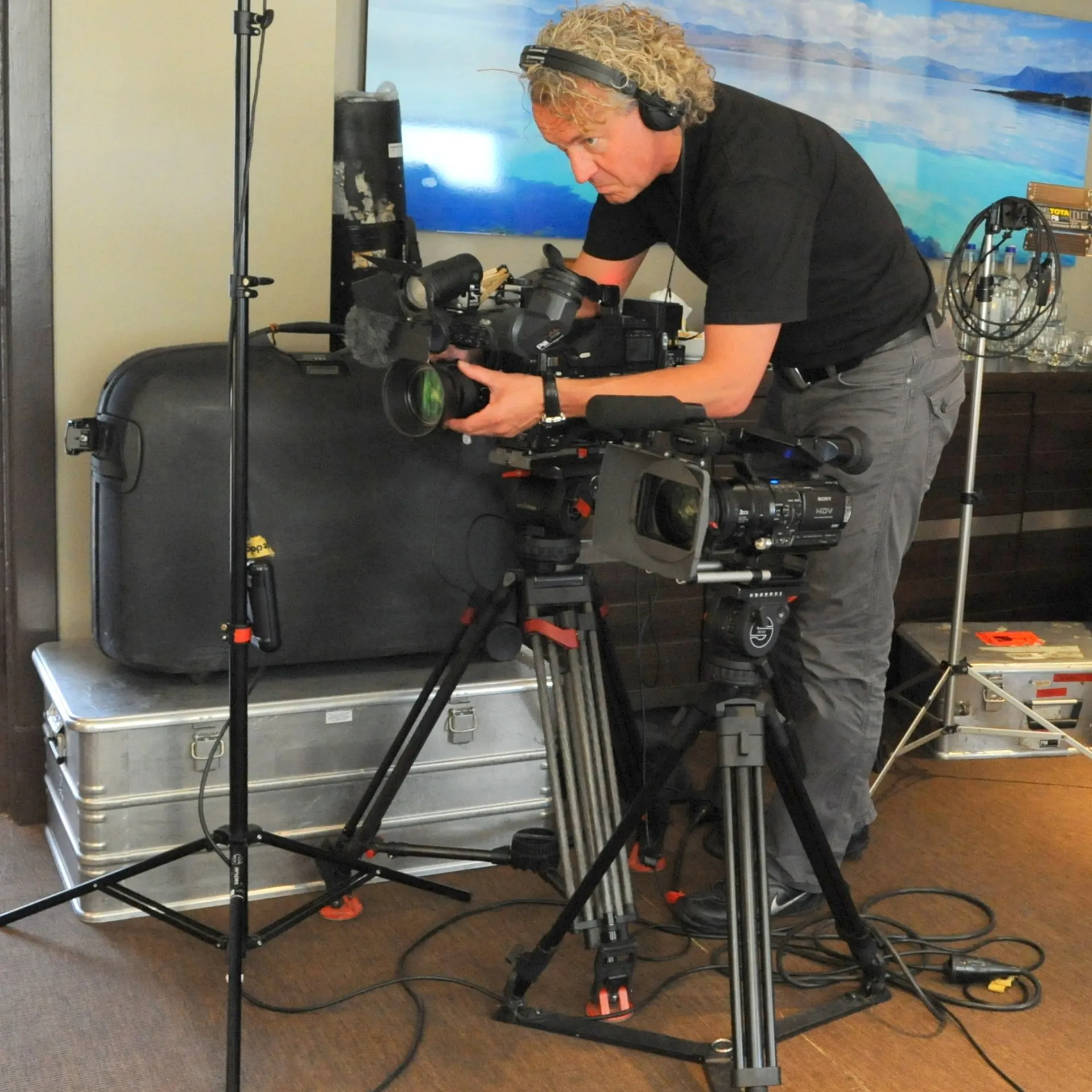 pictures in motion Kameramann beim drehen