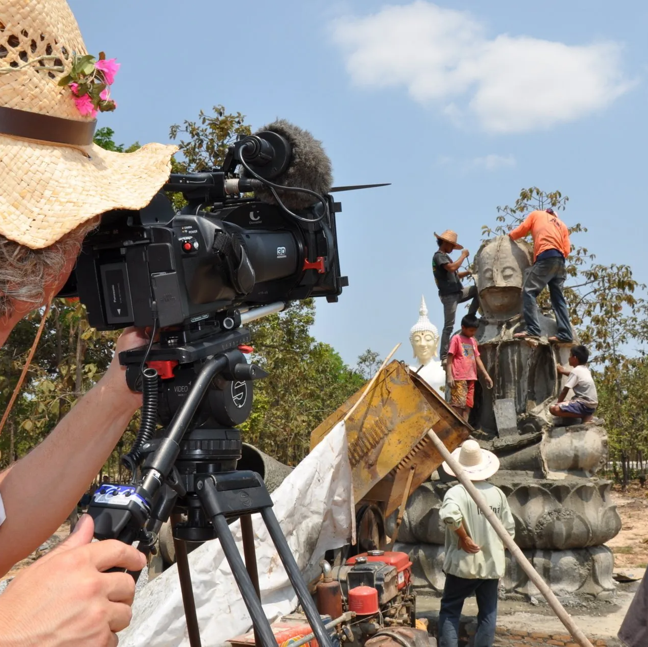 pictures in motion Kameramann auf Dienstreise