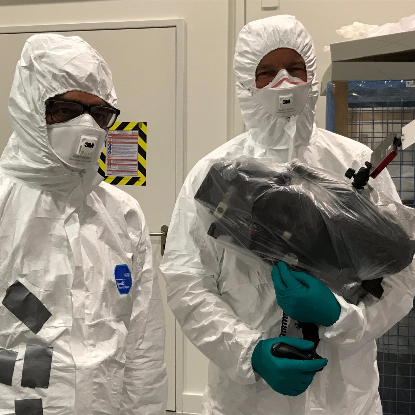 pictures in motion Kamerateam in Schutzausrüstung