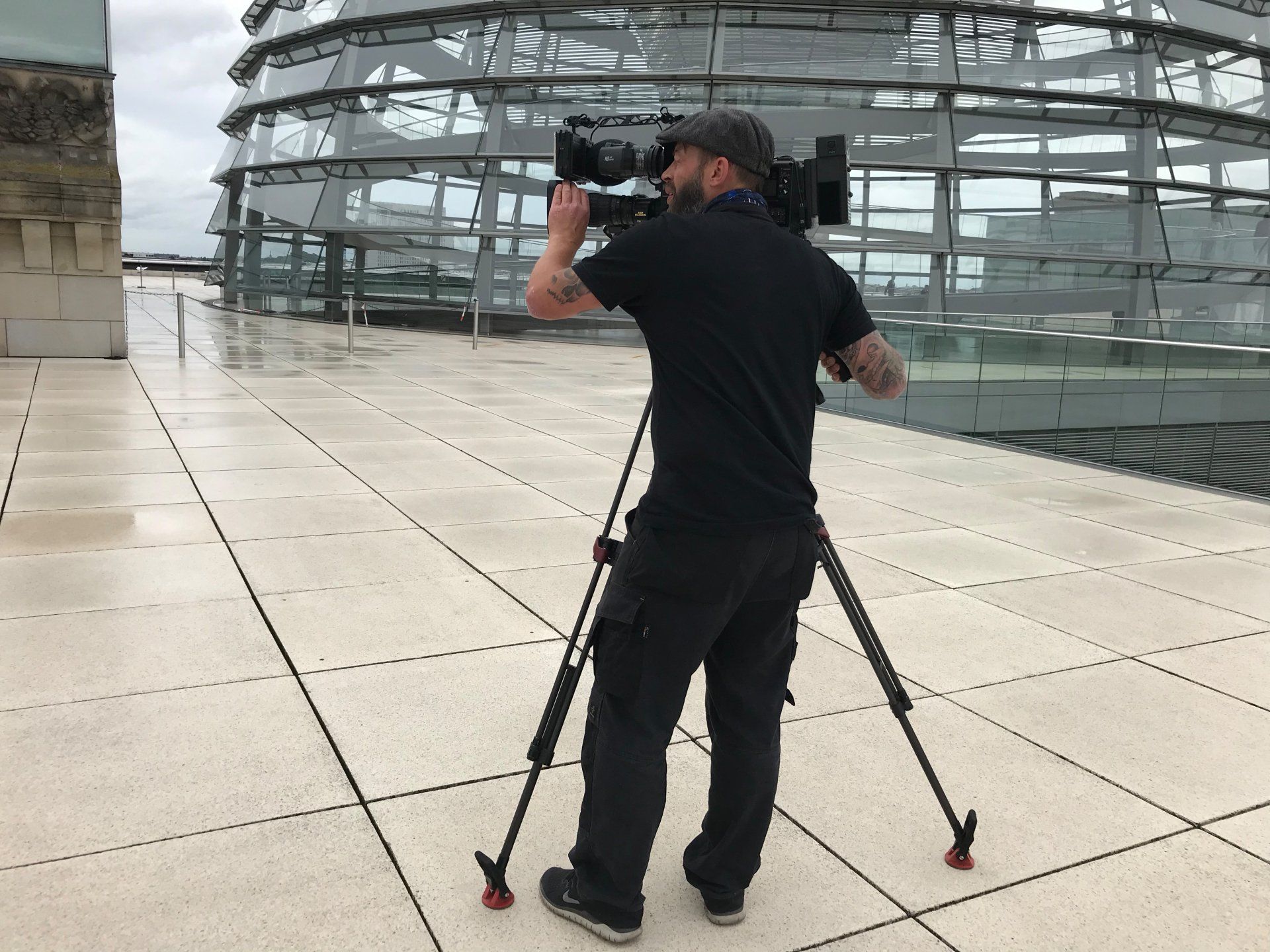 pictures in motion Kameramann auf dem Bundestag