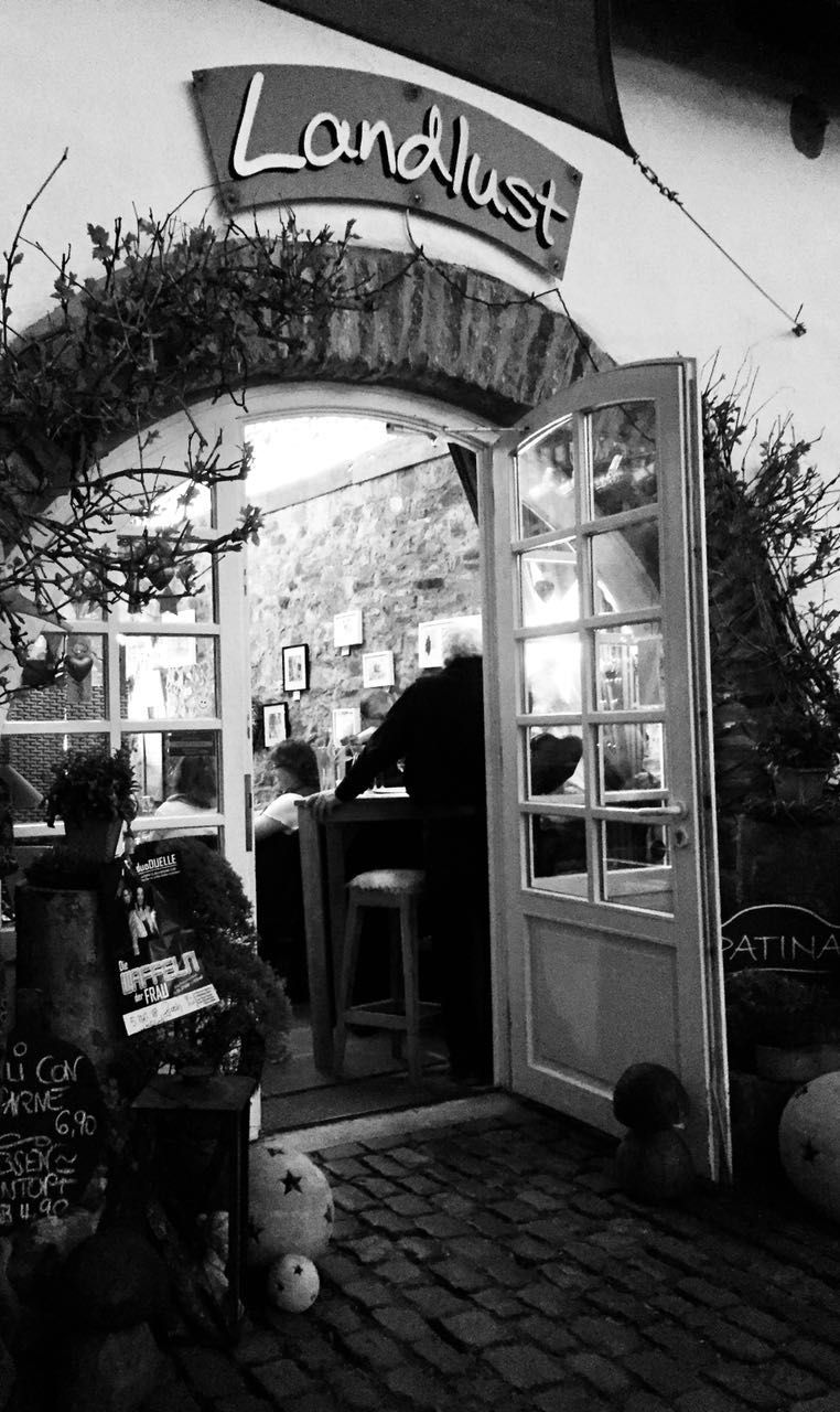 Cafe Bistro Landlust in Blankenheim - Eingang
