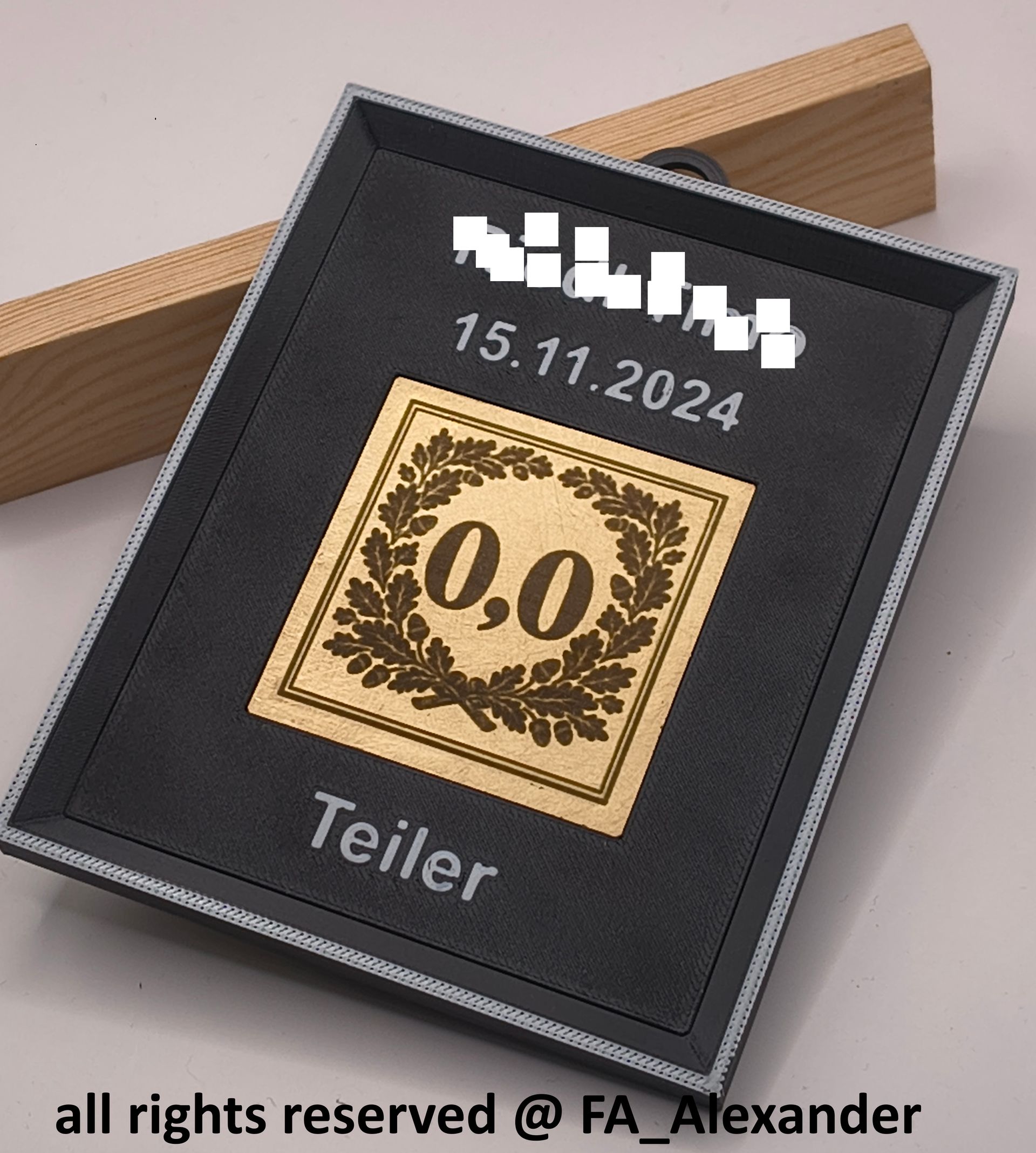 Wandaufhänger,Bild, Hall of fame, 0,0 Teiler, Pokal, Auszeichnung, Luftpistole, Luftgewehr, LP, LG