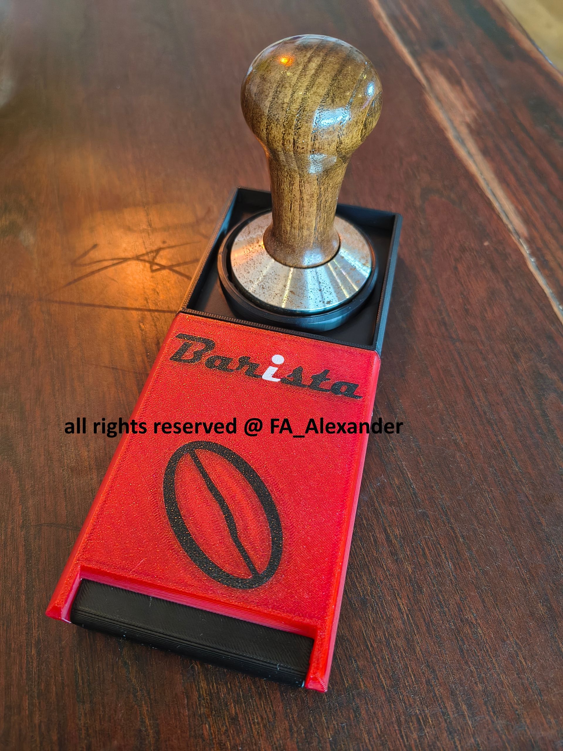 Barista, Tamper, Ablage