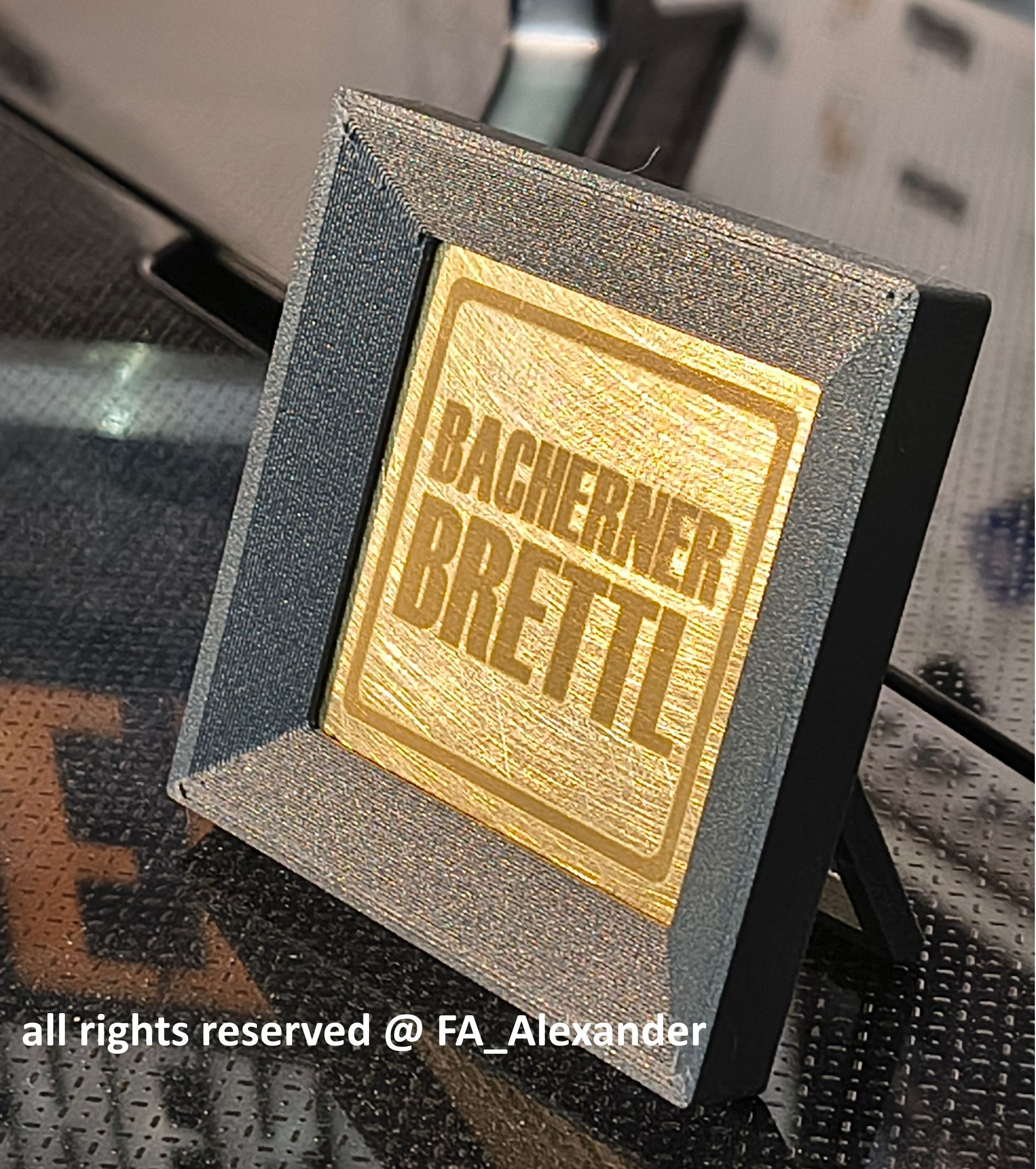 Bacherner Brettl, af-manufakt, Tischaufsteller