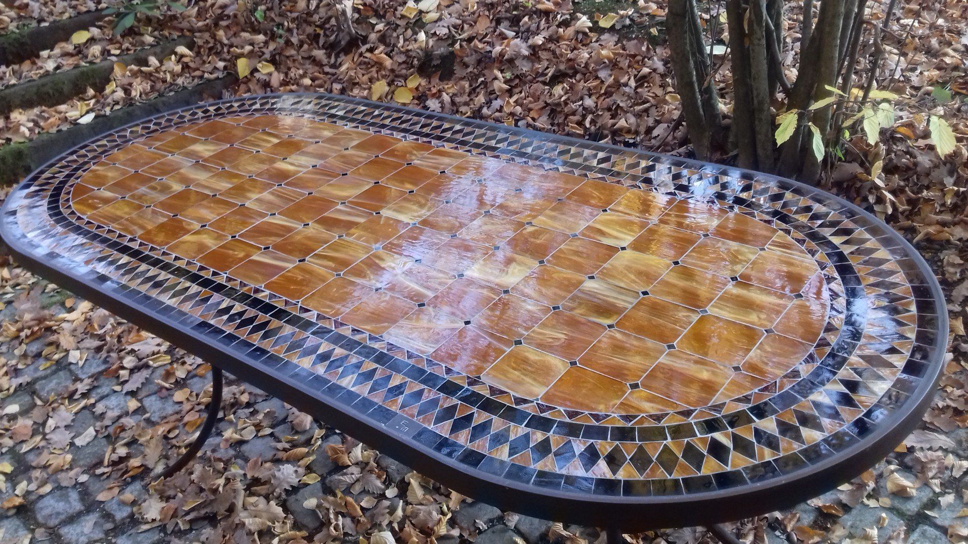 MosaiktischGalerie wetterfest frostsicher winterhart