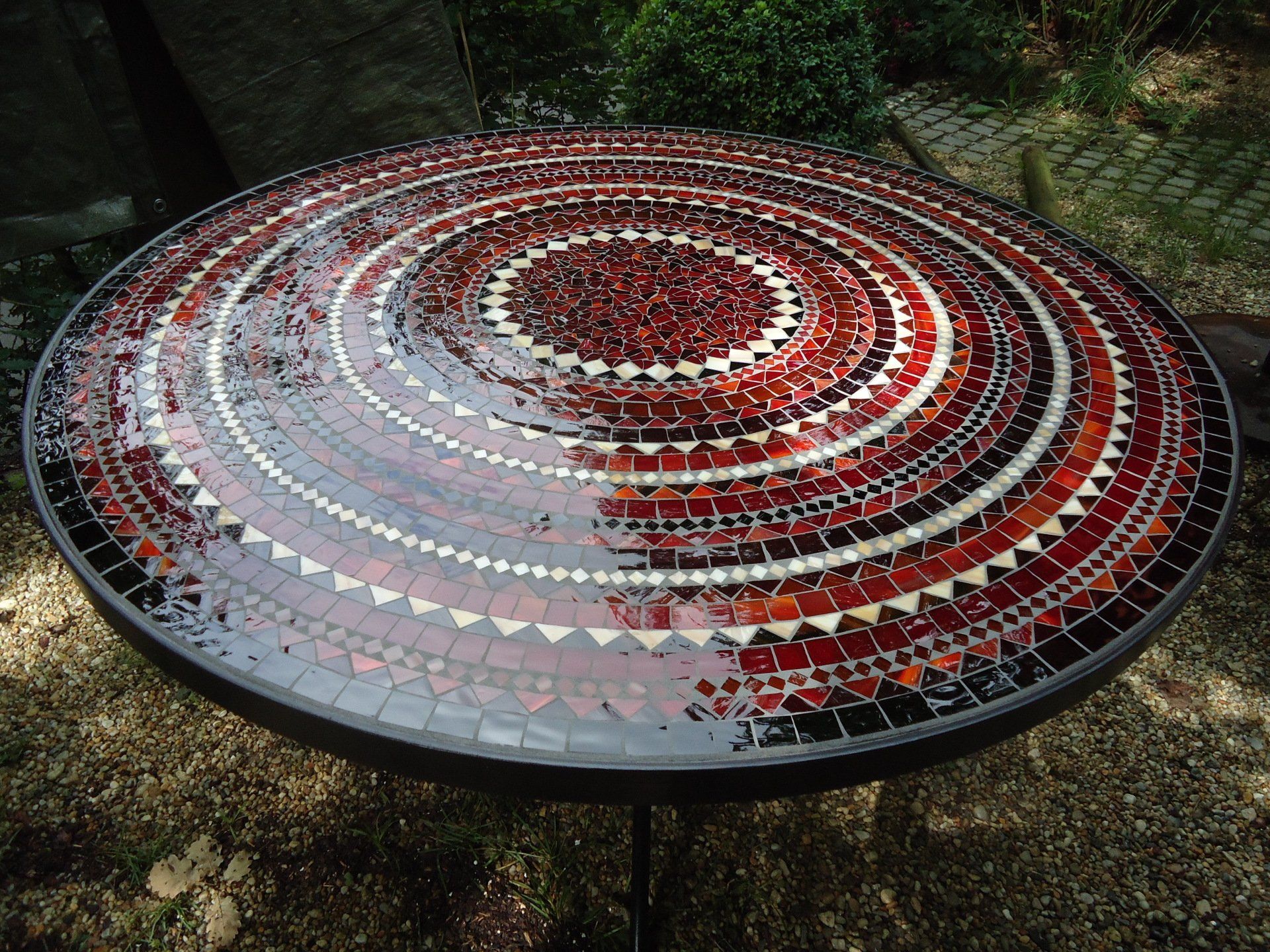 MosaiktischGalerie wetterfest frostsicher winterhart