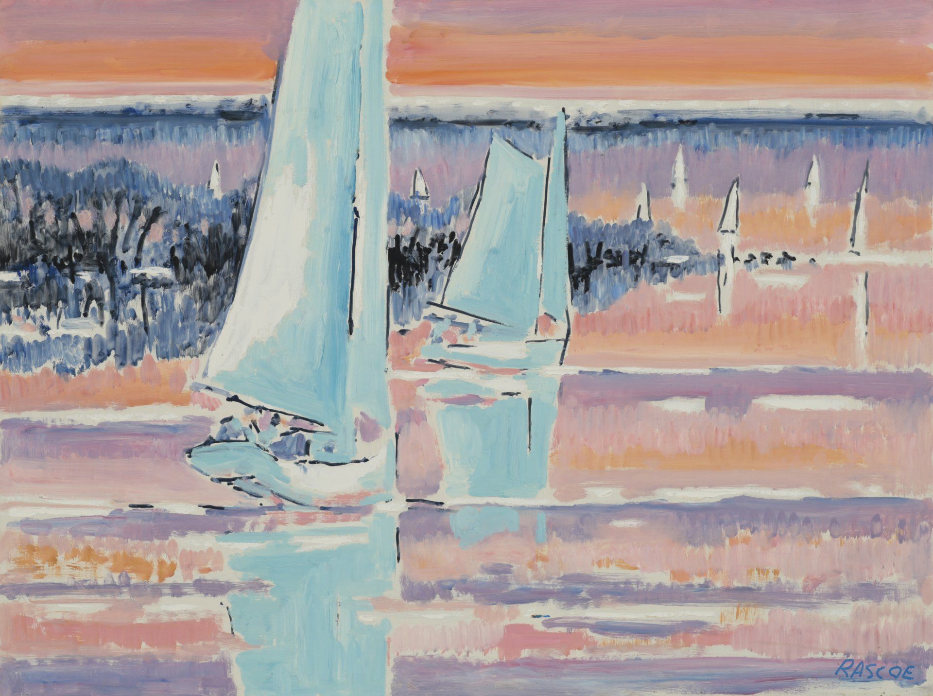 Pastel Sails Stephen Rascoe