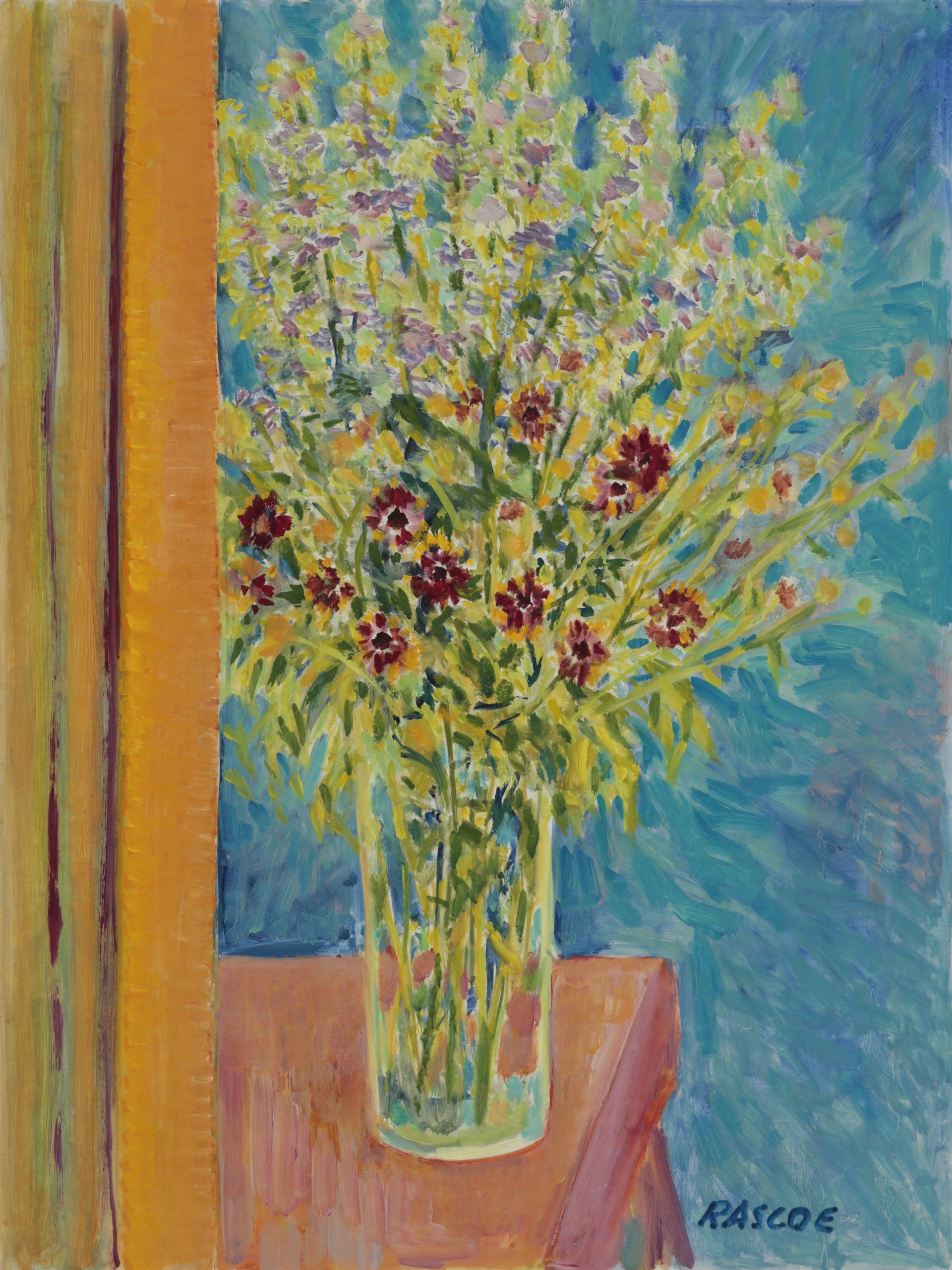 Vase of Flowers on the Edge Stephen Rascoe