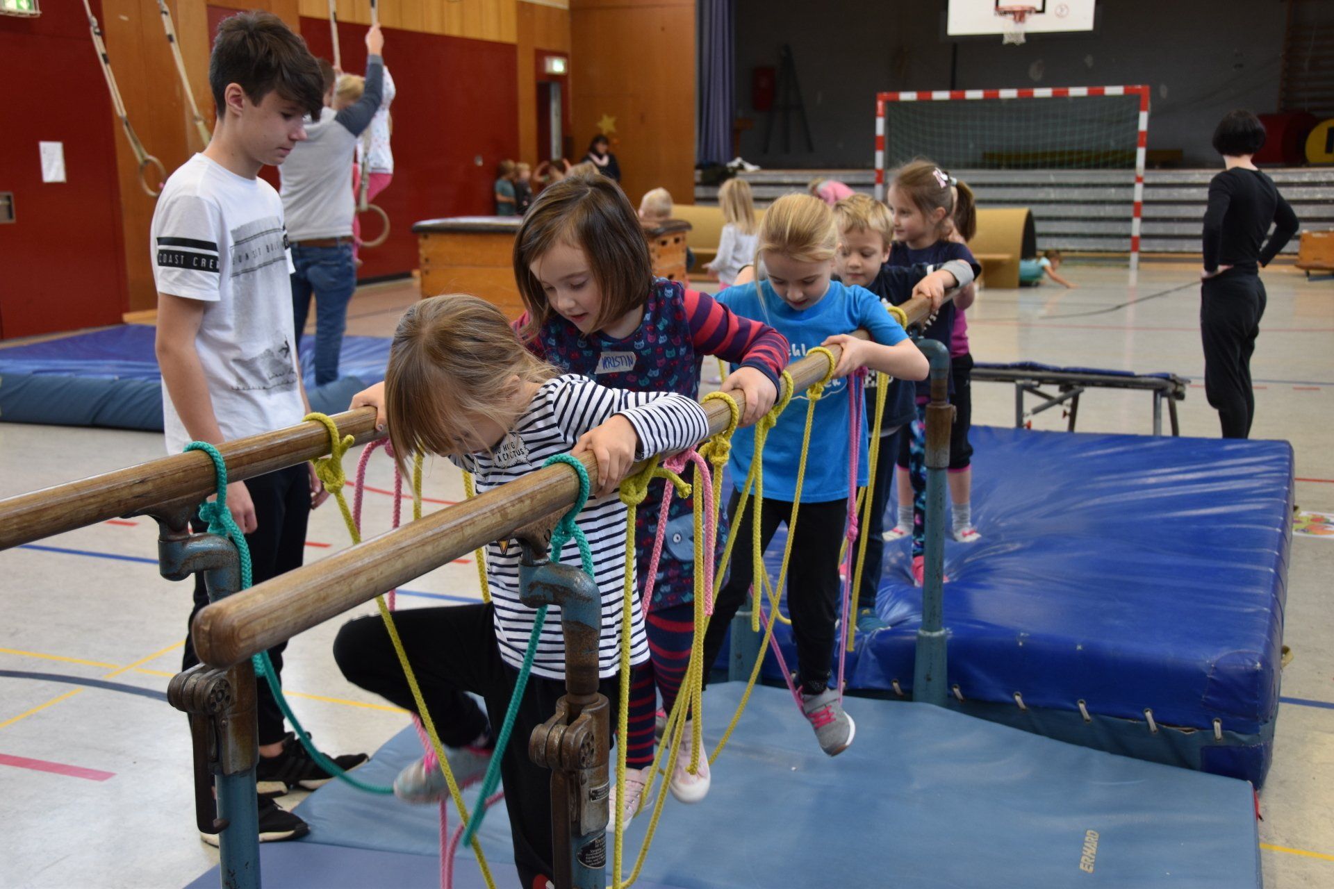 Sporttag der Vorschulkinder in der Grundschule Runkel