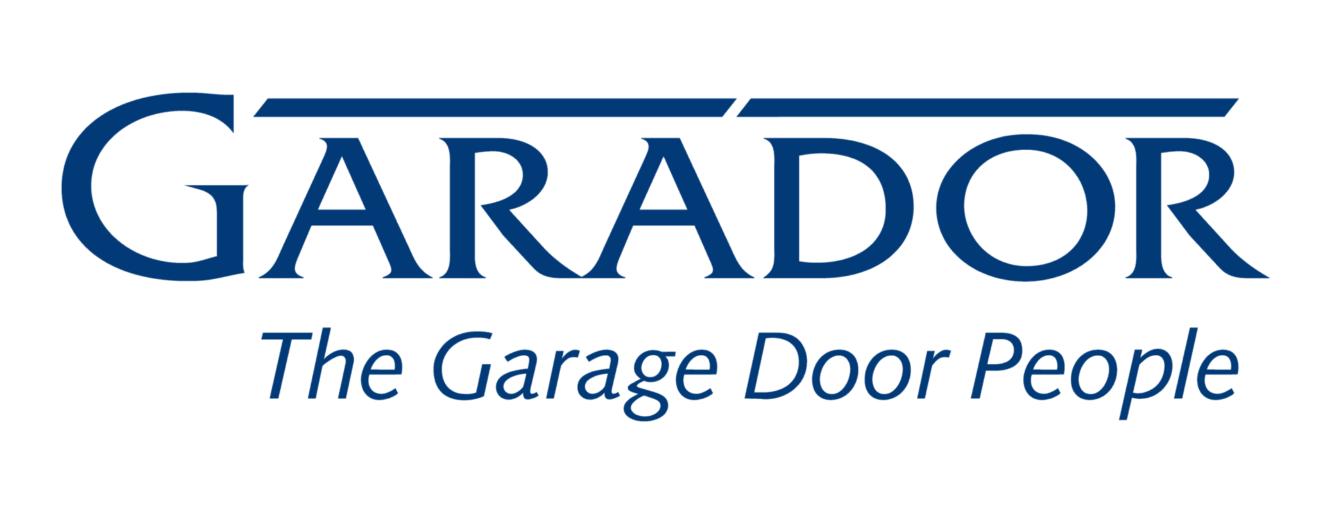 Garador logo, the garage door people