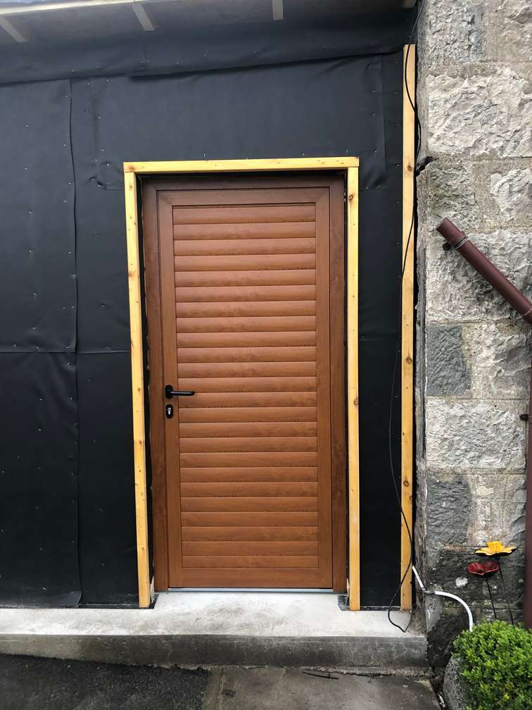 garage door entry