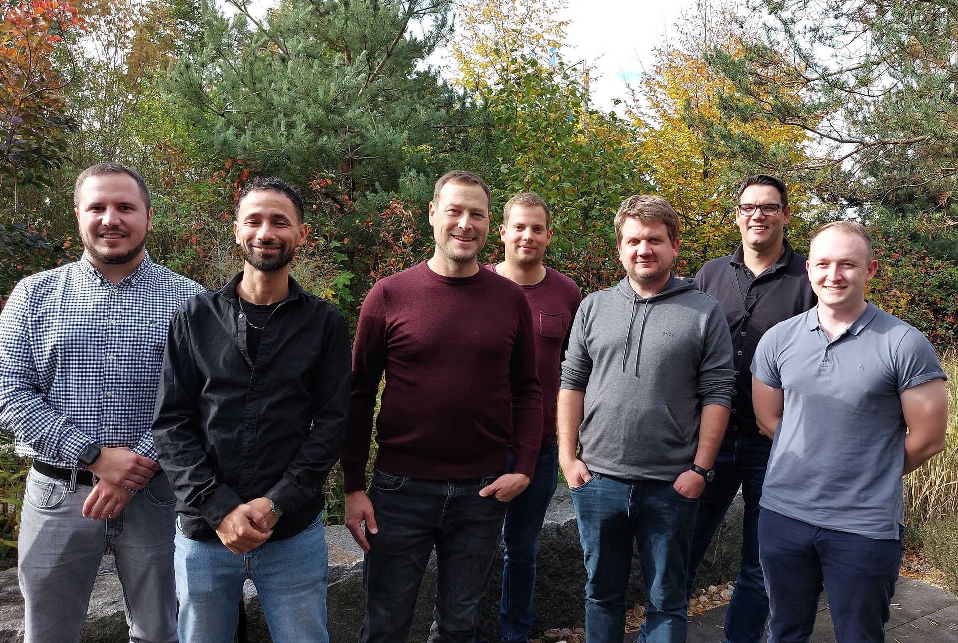 Trainer Manuel Kugler mit Teilnehmenden an der Six Sigma Green Belt Qualifizierung