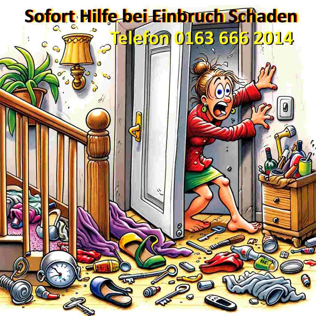 Sofort Hilfe durch den Schlüsseldienst Notdienst nach einem Einbruch - Schaden beseitigung